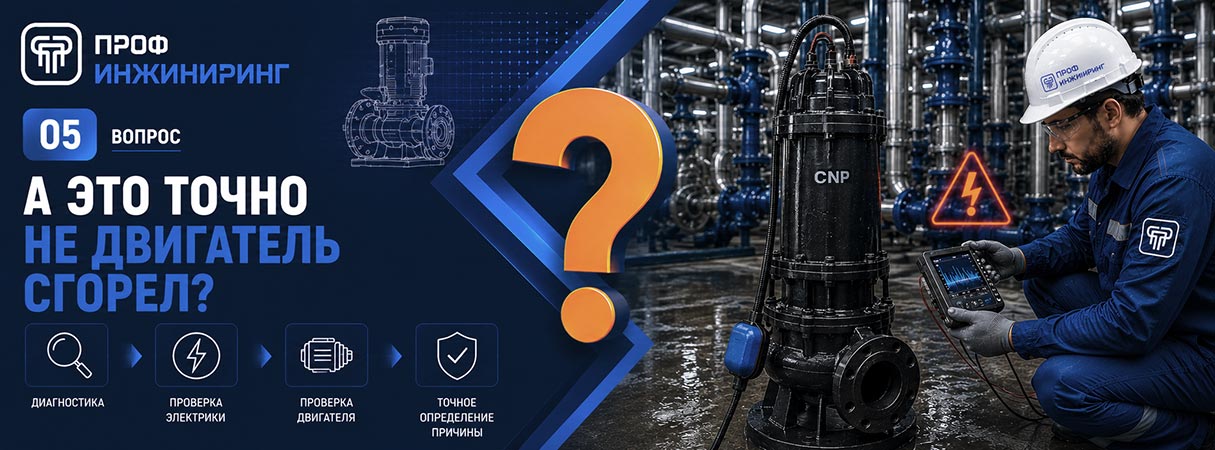 А это точно не двигатель сгорел? Как понять причину остановки насосного оборудования А это точно не двигатель сгорел? Как понять причину остановки насосного оборудования