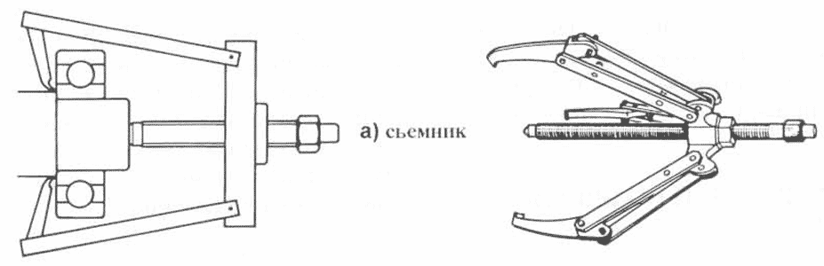 Съемник для демонтажа подшипников
