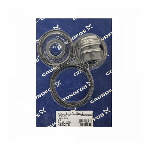 Комплект торцевого уплотнения вала Grundfos Kit, LM/LP/NM/NP 22mm BBUE, 485278
