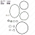 Комплект торцевого уплотнения вала Grundfos Seal Kit TP, UMT/UPT d16mm RUUE/V, 985844