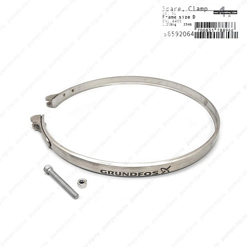 Хомут Grundfos Spare, Clamp Frame D SE1/SEV, 96592064