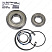 Комплект подшипников Grundfos Kit, Ball bearing complete, 6205 / 6306 MG/ML, 96279795