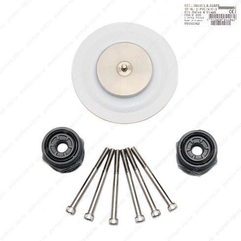 Комплект мембраны и клапанов Grundfos Kit, valve/diaph. SD-XL-1-PVC/V/C-1, 99151342
