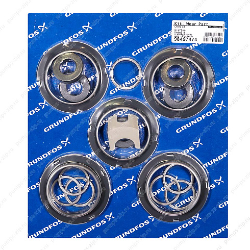 Комплект быстроизнашивающихся деталей Grundfos Kit, Wear parts CR/N 45 3-7, Graflon, 98497474