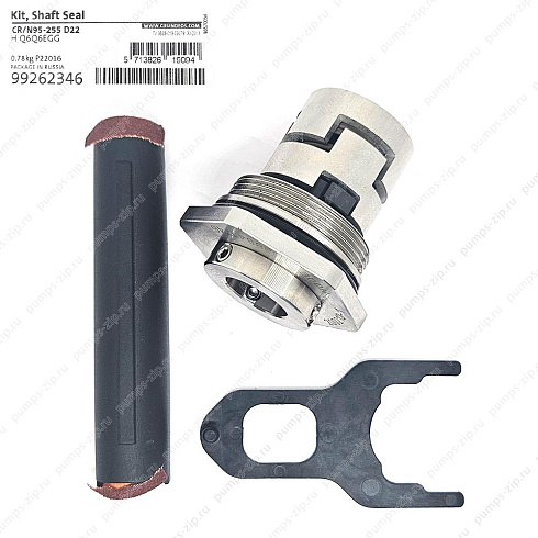 Комплект торцевого уплотнения вала Grundfos Kit, Shaft seal HQ6Q6EGG D22, 99262346
