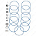 Комплект торцевого уплотнения вала Grundfos Kit, Shaft seal AQQE/V CH(N),(V) 2/4, 96586305