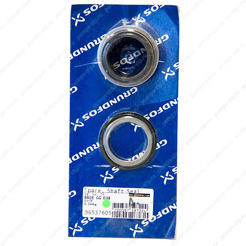 Комплект торцевого уплотнения вала Grundfos Kit, Shaft seal BAQE D38, 96537605