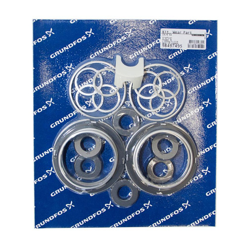 Комплект быстроизнашивающихся деталей Grundfos Kit, Wear parts CR/N 64 3-8, Graflon, 98497495