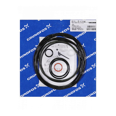 Комплект уплотнительных колец Grundfos Kit, O-rings SE1/SEV/SL1/SLV Frame C22, NBR, 96873521