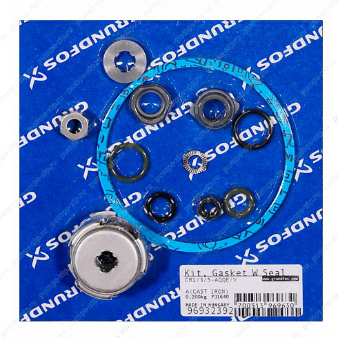 Комплект уплотнений и прокладок Grundfos Kit, Gasket seal CM1/3/5 AQQE/V, A-vers, 96932392