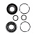 Комплект подшипников Grundfos Kit, Angular cont.bear, 6310.Z.C4-7310BE, 96796812