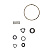 Комплект торцевого уплотнения вала Grundfos Kit, Shaft seal SPK1/2/4/8 AUUV, 00395091