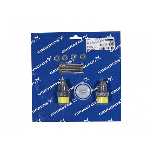 Комплект клапана и мембраны Grundfos Kit, Valve/Diaph. SD-S-PVC/V/C-2, 97751480