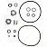 Комплект прокладок и уплотнений Grundfos Gasket/seal kit CM10/15/25-AQQE/V, 96932445