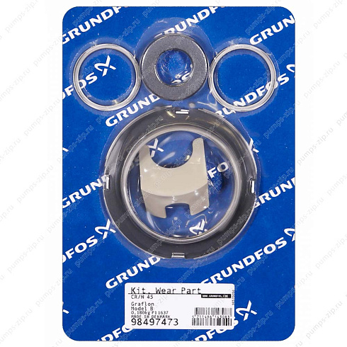 Комплект быстроизнашивающихся деталей Grundfos Kit, wear parts CR/N 45, 1-2 Graflon, 98497473
