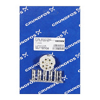 Разъем силовой в корпус Grundfos Kit, Pin housing 7 pole complete, 96778908