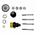 Комплект клапана и мембраны Grundfos Kit, Valve/Diaph. SD-S-PVC/V/C-1, 97751479