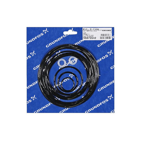 Комплект уплотнительных колец Grundfos Kit, O-rings SE1/SEV/SL1/SLV Frame C, NBR, 96873542