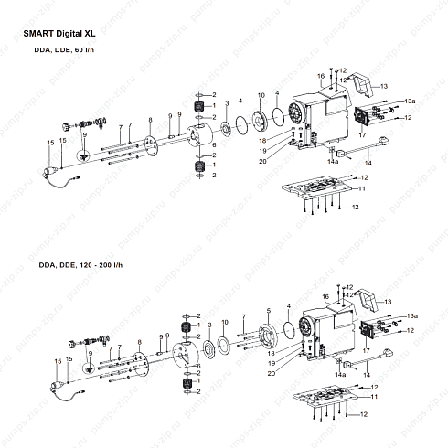 Комплект клапана и мембраны Grundfos Kit, Valve/Diaph. SD-XS-1-PV/E/C-1, 99151278