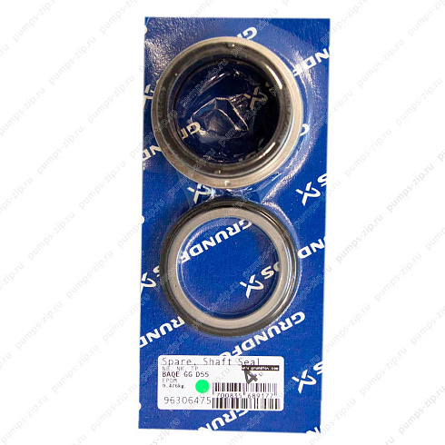 Комплект торцевого уплотнения вала Grundfos Kit, Shaft Seal BAQE D55 mm, 96306475