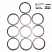 Упаковка стопорной шайбы Grundfos Bulk, Lock washer D55xd44x3,0, 99804991