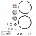 Прокладка и уплотнение Grundfos Gasket/seal kit CM1/3/5 AQQE/V(I-G vers), 96932440