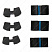 Комплект упругих элементов муфты Grundfos joint rubber parts Flender B/H140, 96480019