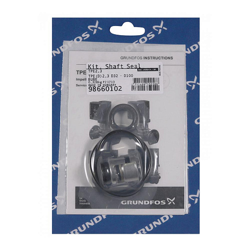 Комплект торцевого уплотнения вала Grundfos Kit, Shaft seal TPE2/3 Type B N 16 BUBE, 98660102