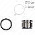 Торцевое уплотнения вала Grundfos Shaft seal YJ3458438, 96567350