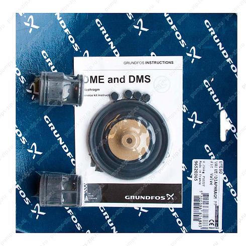 Комплект клапана и мембраны Grundfos Kit, valve/diaphragm DME 60 PP/V/C, 96520365