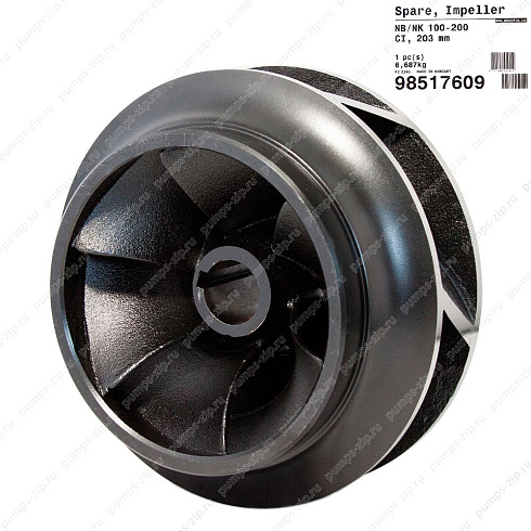 Рабочее колесо Grundfos Spare, Impeller 100-200/203 CI, 98517609