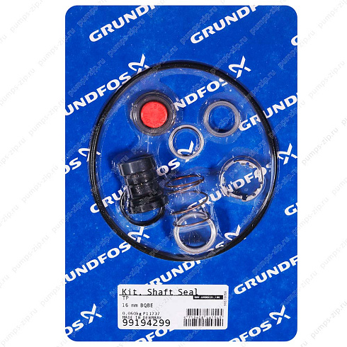 Комплект торцевого уплотнения вала Grundfos Kit, Shaft seal TP(D) 16 мм BQBE, 99194299
