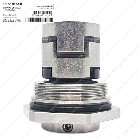 Комплект торцевого уплотнения вала Grundfos Kit, Shaft seal HQ6Q6EGG D22, 99262346