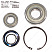 Комплект подшипников Grundfos Kit, Ball bearing comp, 6206,6308, MG132, 96279797