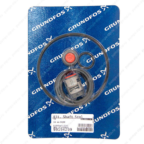 Комплект торцевого уплотнения вала Grundfos Kit, Shaft seal TP(D) 16 мм BQBE, 99194299