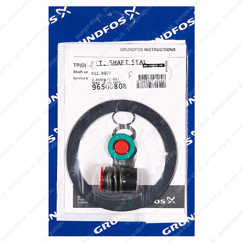Комплект торцевого уплотнения вала Grundfos Kit, TP 12mm BQQV, 96508808