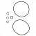 Комплект уплотнения Grundfos Kit, Gasket FKM CR/I/N 1s/1/3/5, 96455091