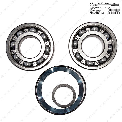 Комплект подшипников Grundfos Kit, Ball bearing 6309.Z.C4 / 6309.Z.C4, 96796674