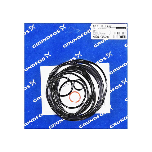 Комплект уплотнительного кольца Grundfos Kit, O-rings Frame B, NBR, 96873520
