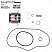Комплект уплотнения вала Grundfos Kit, Shaft seal cartridge Frame B/C FKM, 96645275